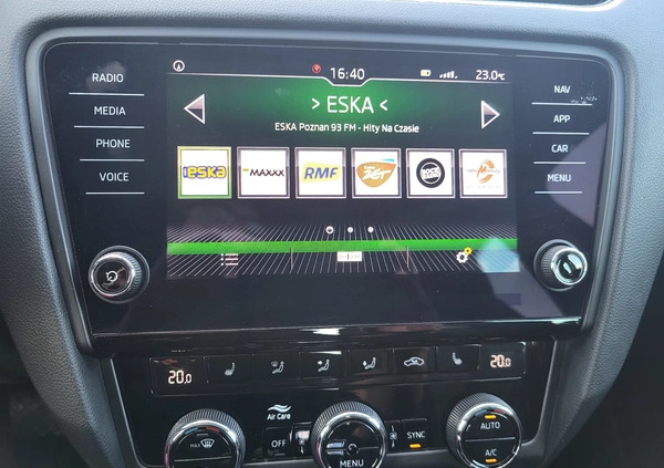 Skoda Octavia cena 69999 przebieg: 110000, rok produkcji 2017 z Hrubieszów małe 436